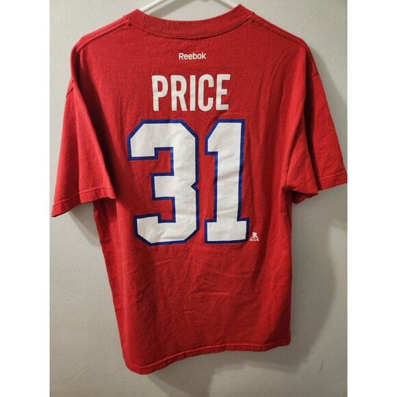Montreal Canadiens Reebok Carey Price 31 T-Shirt Large Red - Picture 4 of 8